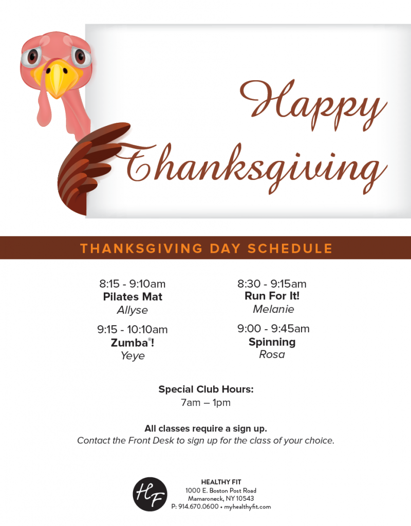 thanksgiving sched 2015